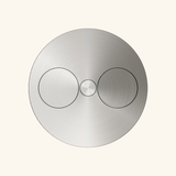 Prise plan de travail ALTON - Double prise à encastrer inox