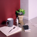 Prise plan de travail ALTON - Double prise à encastrer inox