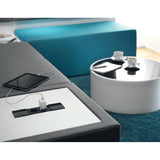 Prise plan de travail COMO - Double prise à encastrer noir