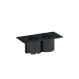 Prise plan de travail COMO - Double prise à encastrer noir