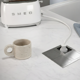 Prise plan de travail Luisina TSUNO - Double prise à encastrer inox