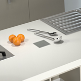 Prise plan de travail Luisina TSUNO - Double prise à encastrer inox