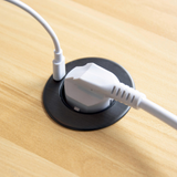 Prise plan de travail HOP - Multiprise 1 prise + 1 USB-C + 1 adaptateur USB à encastrer noir