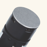 Prise plan de travail SKY - Bloc 3 prises + 2 USB-A rétractable inox et noir