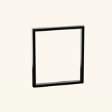 Pied de table rectangulaire DANNY métal noir H 72 x l 90 cm