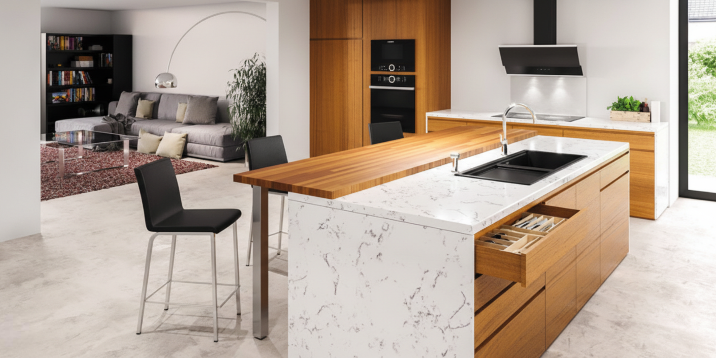 Pied plan de travail réglable carré brossé aspect inox H 87 x l 6 cm, structure solide et hauteur ajustable pour un plan.