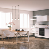 Pied plan de travail réglable Rectangulaire TELESCOP Blanc H 90 x l 90 cm