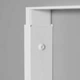 Pied plan de travail réglable Rectangulaire TELESCOP Blanc H 90 x l 90 cm