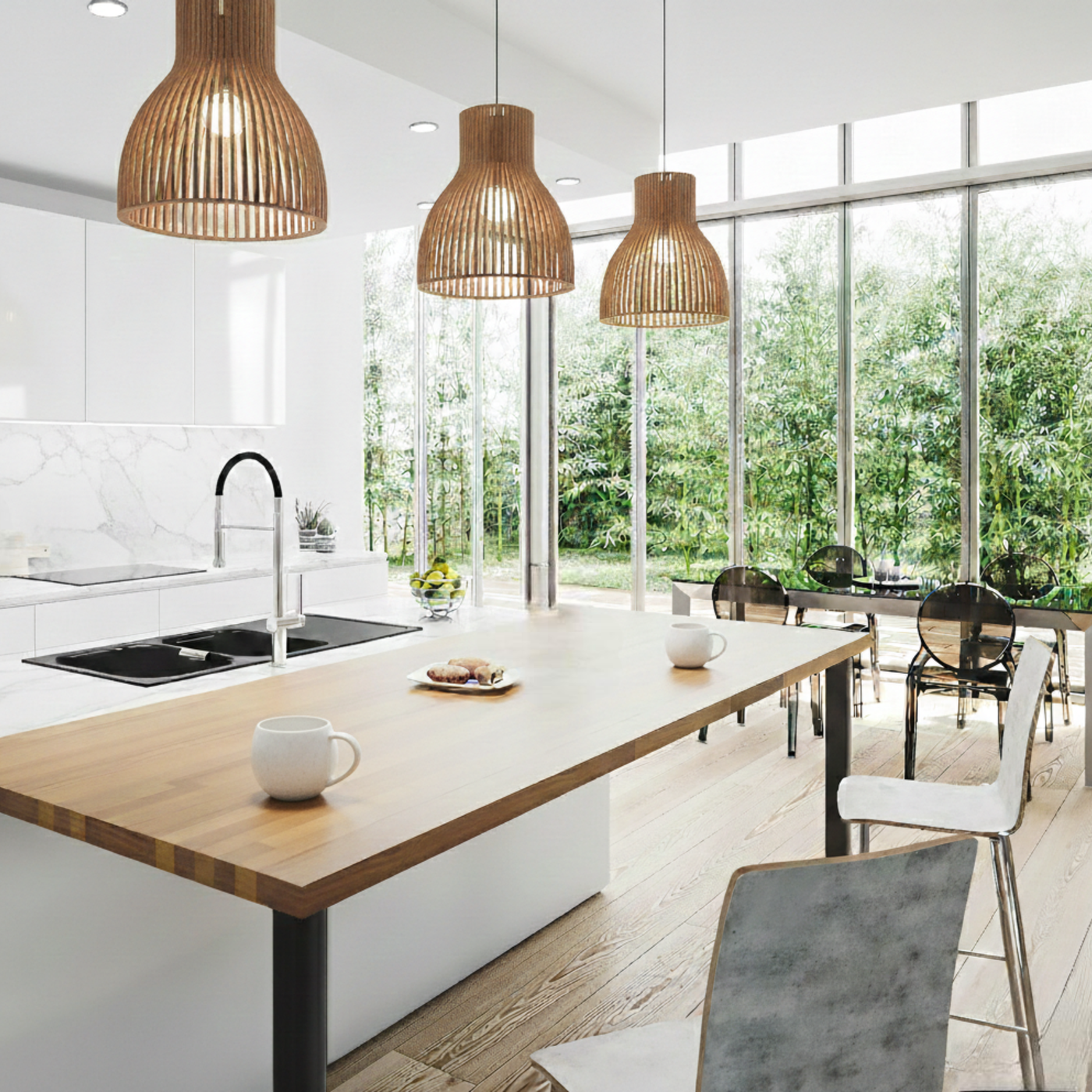 Pied plan de travail réglable Rond en acier Noir mat H 87 x l 6 cm