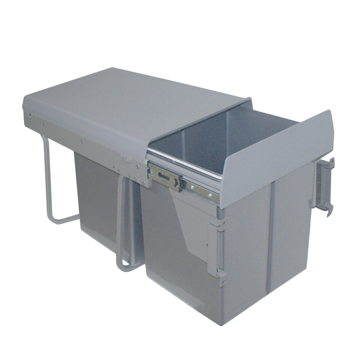 Poubelle cuisine RYVEN - poubelle encastrable 2 x 20 litres