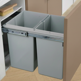 Poubelle cuisine RYVEN - poubelle encastrable 2 x 20 litres
