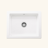 Évier timbre d'office céramique blanc Sanindusa VALET APRON