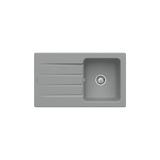 Evier céramique gris fossil Villeroy & Boch ARCHITECTURA 1 bac 1 égouttoir