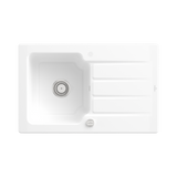 Evier céramique Villeroy & Boch ARCHITECTURA 45 blanc 1 bac 1 égouttoir