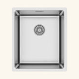 Vidage manuel chromé 1 bac CUIPD676-D pour évier inox