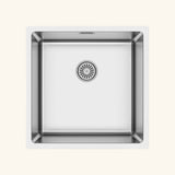 Vidage manuel chromé 1 bac CUIPD676-D pour évier inox