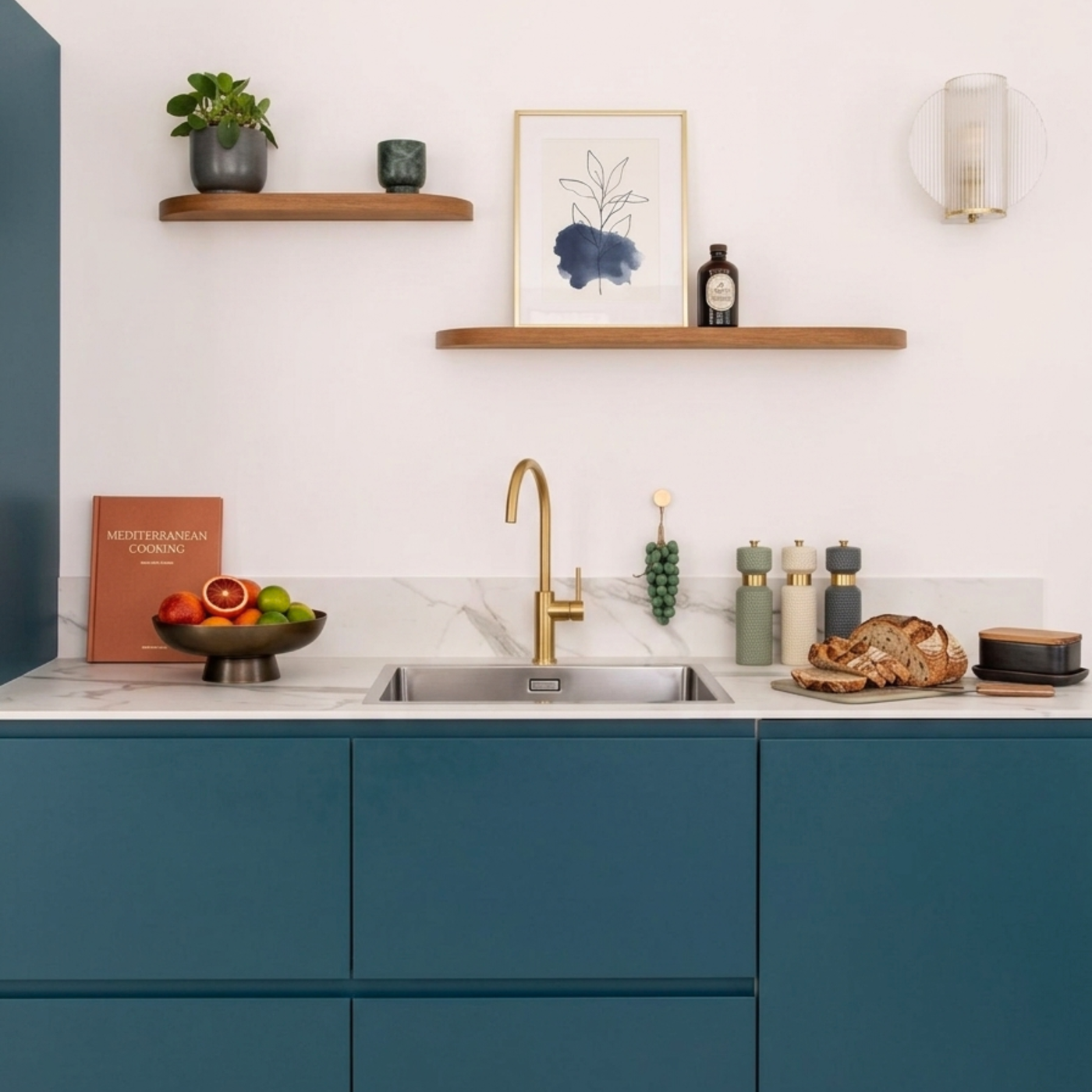 Evier inox lisse KEZIA 1 grand bac sans égouttoir