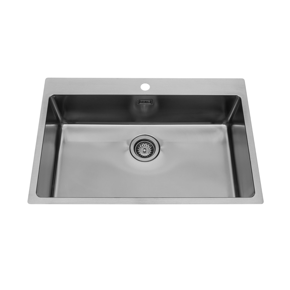 Evier inox lisse KEZIA 1 grand bac sans égouttoir