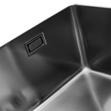 Evier inox lisse KEZIA 1 bac sans égouttoir