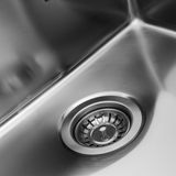 Evier inox lisse KEZIA 1 bac sans égouttoir