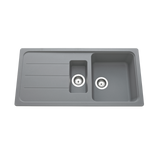 Évier granit gris Schock FORMHAUS 1 bac et demi - 1 égouttoir