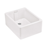 Évier timbre d'office céramique Sanindusa BELFAST blanc 1 bac