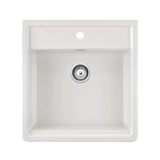 Évier timbre d'office céramique Sanindusa BUTLER blanc 595x630