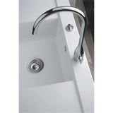 Vidage automatique 1 bac CUIPD368 / CUIPD019 évier CLEYA et V&B ARCHITECTURA - Siphon gain de place