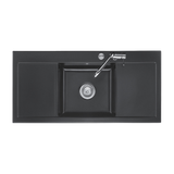 Vidage automatique 1 bac CUIPD368 / CUIPD019 évier CLEYA et V&B ARCHITECTURA - Siphon gain de place