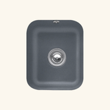 Evier sous-plan céramique gris graphite Villeroy & Boch CISTERNA 45 1 bac 370x435