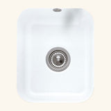 Vidage manuel 1 bac CUIPD123 pour évier céramique CISTERNA et FELIX - Siphon gain de place