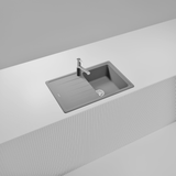 Évier granit gris Schock ELEMENT 1 bac 1 égouttoir