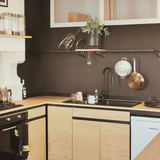 Évier granit noir Schock ELEMENT 1 grand bac 1 égouttoir