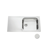 Évier inox mini structure Luisina FAGOTTO 1 grand bac 1 égouttoir