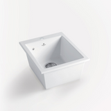 Évier céramique blanc FELIX 1 bac 410x505 mm