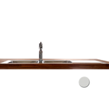 Évier inox mini structure Luisina FAGOTTO 2 bacs 1 égouttoir