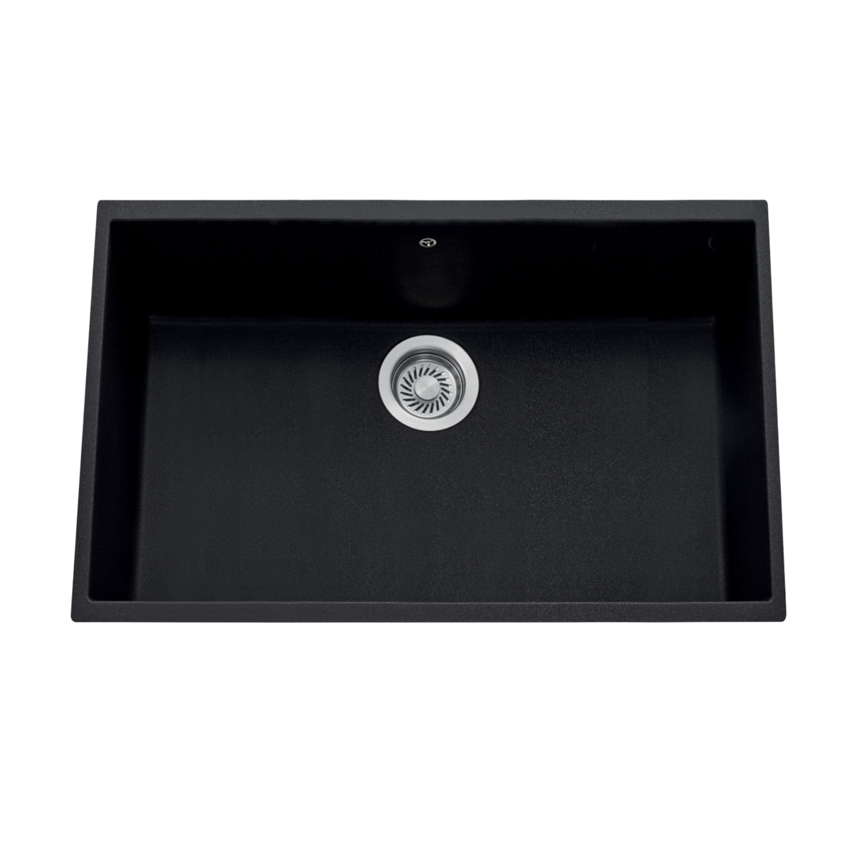 Évier sous-plan granit noir Luisina HARMONIE 1 bac 774x434
