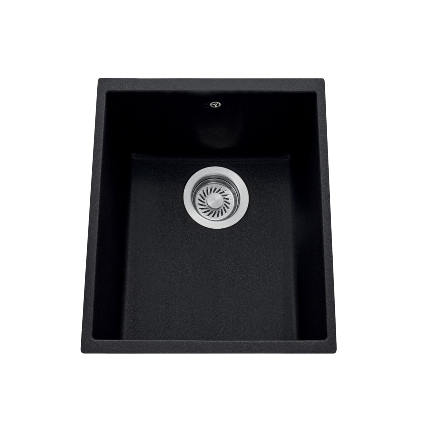 Évier sous-plan granit full noir Luisina HARMONIE 1 bac 370x460