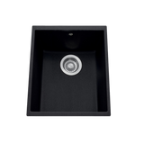 Évier sous-plan granit full noir Luisina HARMONIE 1 bac 370x460