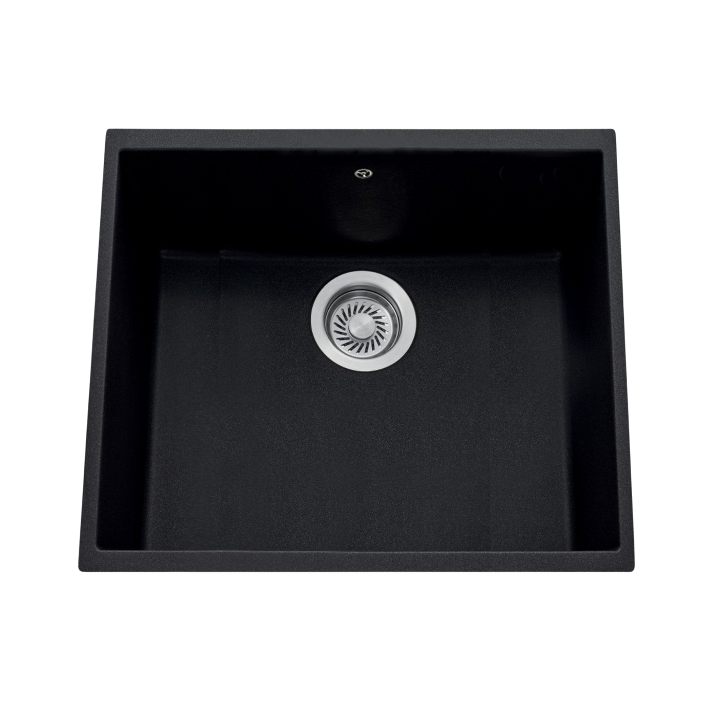 Évier sous-plan granit full noir Luisina HARMONIE 1 bac 530x460