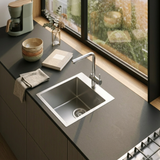 Evier inox Luisina JAVA 1 bac 550x505
