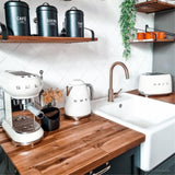 Évier timbre d'office granit blanc cassé Kümbad KIWI - 1 bac 595x630