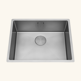 Évier sous-plan inox platinium Luisina LEGATO 1 bac 660x440 - cache bonde inclus
