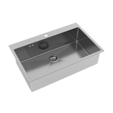 Evier inox lisse Helika LUNY 1 bac 790x505 mm