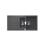 Évier granit gris anthracite Schock LOKTI 1 bac et demi - 1 égouttoir