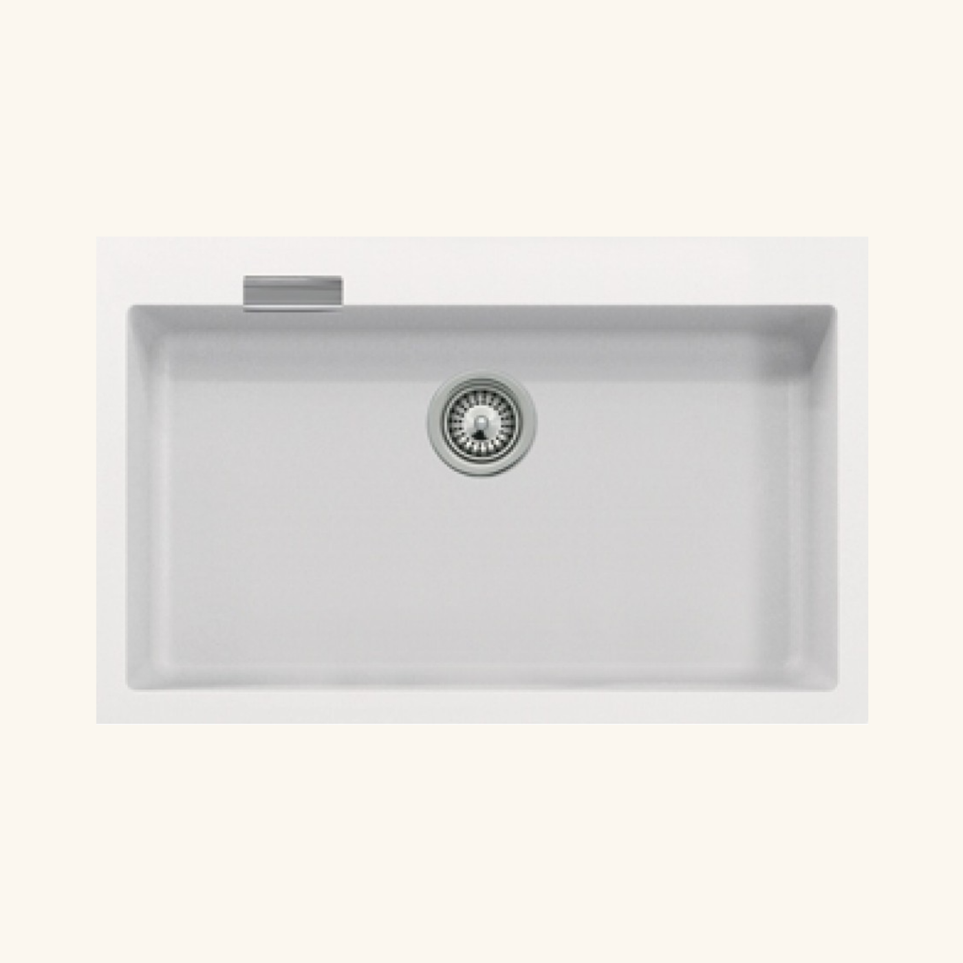 Évier granit blanc Schock LOKTI 1 bac 790x500