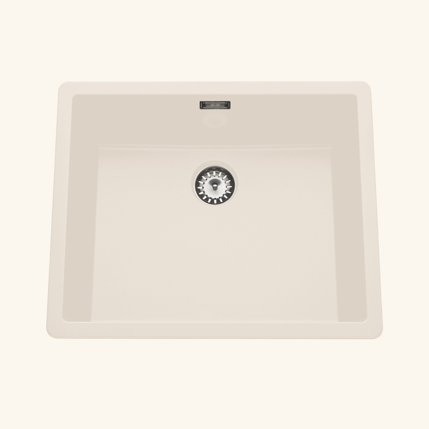 Évier sous-plan granit beige Luisina MAELLA 1 bac 556x456