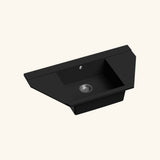 Évier d'angle Kümbad MYLO granit noir 1 bac