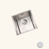 Evier sous-plan inox nid d'abeille VIBRATO Luisina 1 bac 450x450 mm