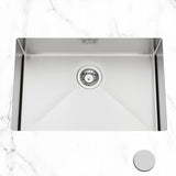 Evier sous-plan inox nid d'abeille VIBRATO Luisina 1 bac 670x450 mm
